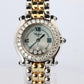 Chopard Happy Sport Sapphire Diamond Watch. 18k Chopard LUC 27/8930-23/11 Ladies