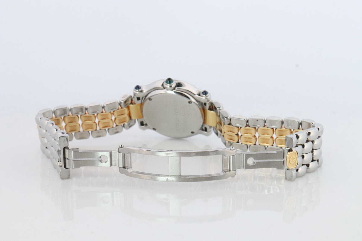 Chopard Happy Sport Sapphire Diamond Watch. 18k Chopard LUC 27/8930-23/11 Ladies