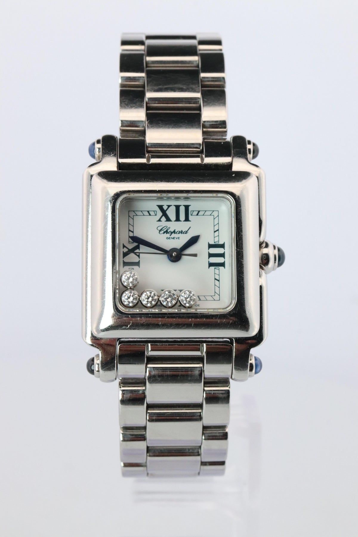 Chopard Happy Sport Square Diamond Watch. Chopard LUC 27/8893-23 Ladies