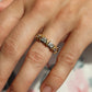 18k Platinum Diamond XOXO criss cross ring. 18k Yellow Gold Pt900 Infinity band