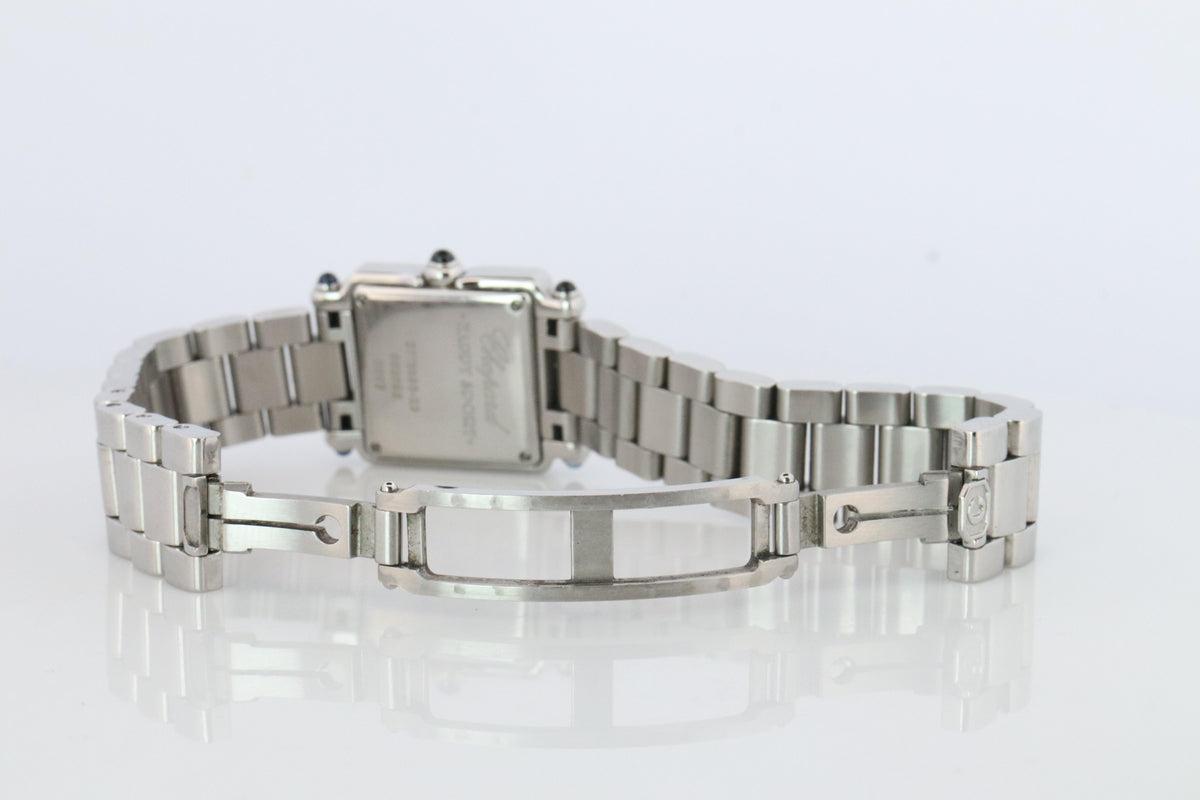 Chopard Happy Sport Square Diamond Watch. Chopard LUC 27/8893-23 Ladies