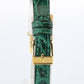 Vintage GUCCI Tank Watch Timepiece. 2600L Gucci Lane Green