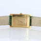 Vintage GUCCI Tank Watch Timepiece. 2600L Gucci Lane Green