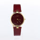 Cartier Watch. Must de Cartier Bordeaux Burgundy Dial Vendome Round Argent 30mm.