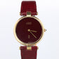 Cartier Watch. Must de Cartier Bordeaux Burgundy Dial Vendome Round Argent 30mm.