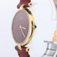 Cartier Watch. Must de Cartier Bordeaux Burgundy Dial Vendome Round Argent 30mm.