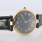 Cartier Watch. Must de Cartier BLACK Vendome Round Argent Vermeil 30mm Dial.