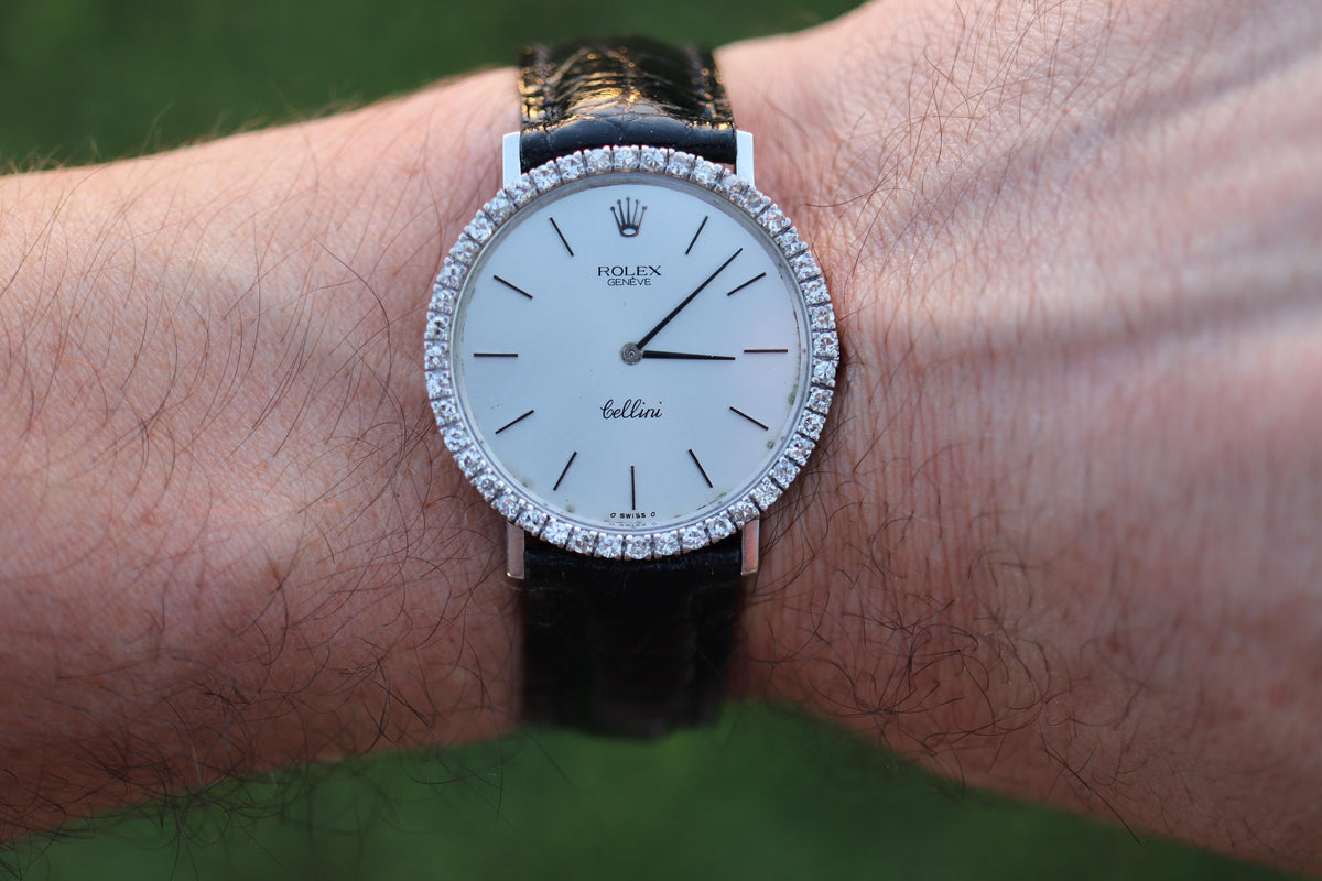 Genuine 18k Rolex Watch. 18k YG Rolex CELLINI 3833.
