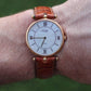 Van Cleef and Arpels 18101 MOP Dial watch. VCA Classique 18k Round 30mm Watch