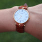 Van Cleef and Arpels 18101 MOP Dial watch. VCA Classique 18k Round 30mm Watch