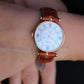Van Cleef and Arpels 18101 MOP Dial watch. VCA Classique 18k Round 30mm Watch