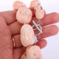 Sterling Silver RAW Bulky Coral Necklace