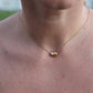 Tiffany & Co. 18k Gold Chain and Bean Pendant Necklace. 750 Yellow Gold Tiffany