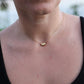 Tiffany & Co. 18k Gold Chain and Bean Pendant Necklace. 750 Yellow Gold Tiffany