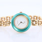 Vintage GUCCI Quartz 11/12 Watch. Gucci Multiple BEZEL Ladies Gold wristwatch