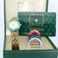 Vintage GUCCI Quartz 11/12 Watch. Gucci Multiple BEZEL Ladies Gold wristwatch