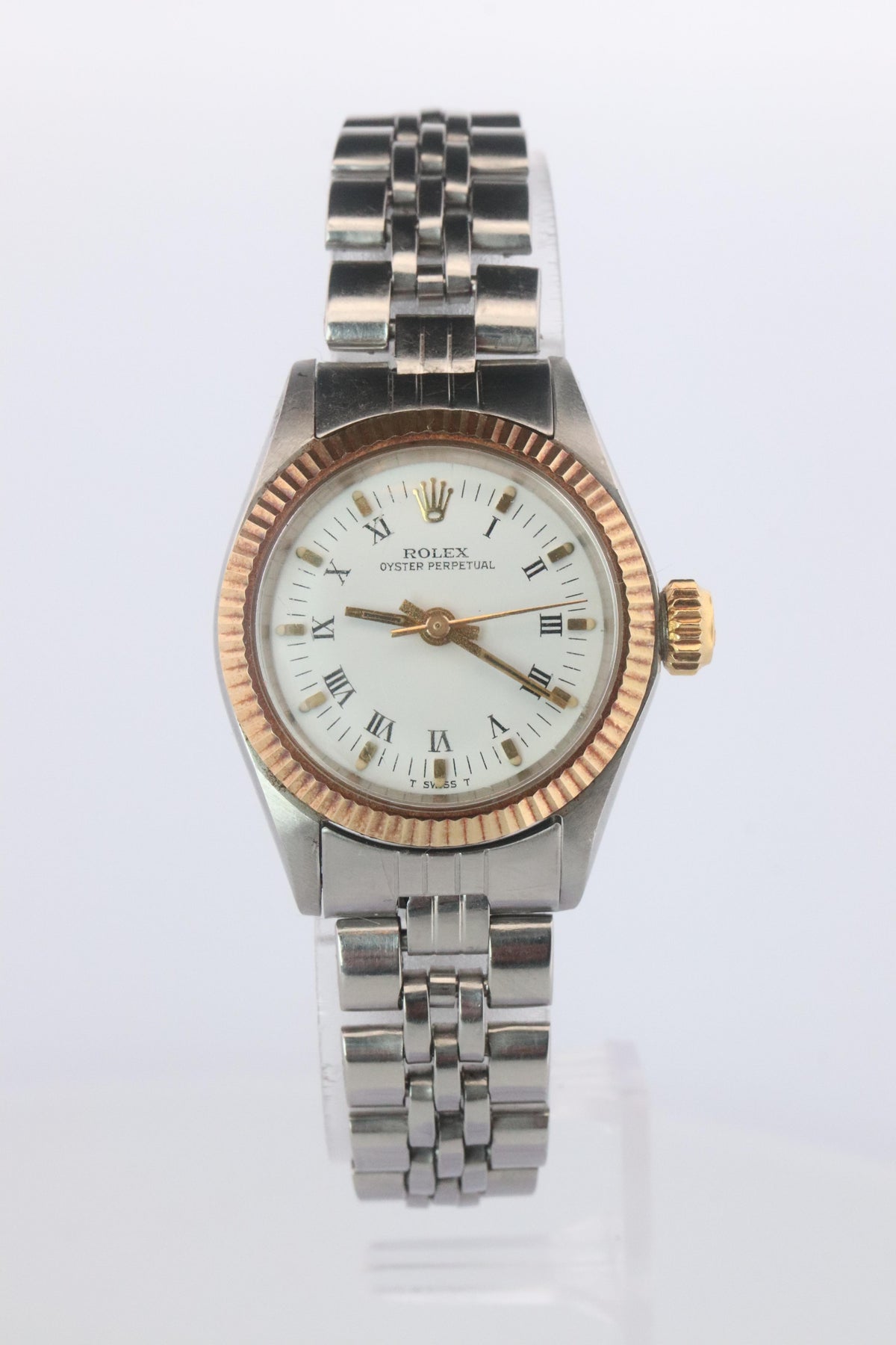Genuine Rolex Watch. 14k SS Ladies ROLEX 6619 Automatic Wristwatch.