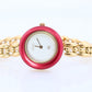 Vintage GUCCI Quartz 11/12 Watch. Gucci Multiple BEZEL Ladies Gold wristwatch