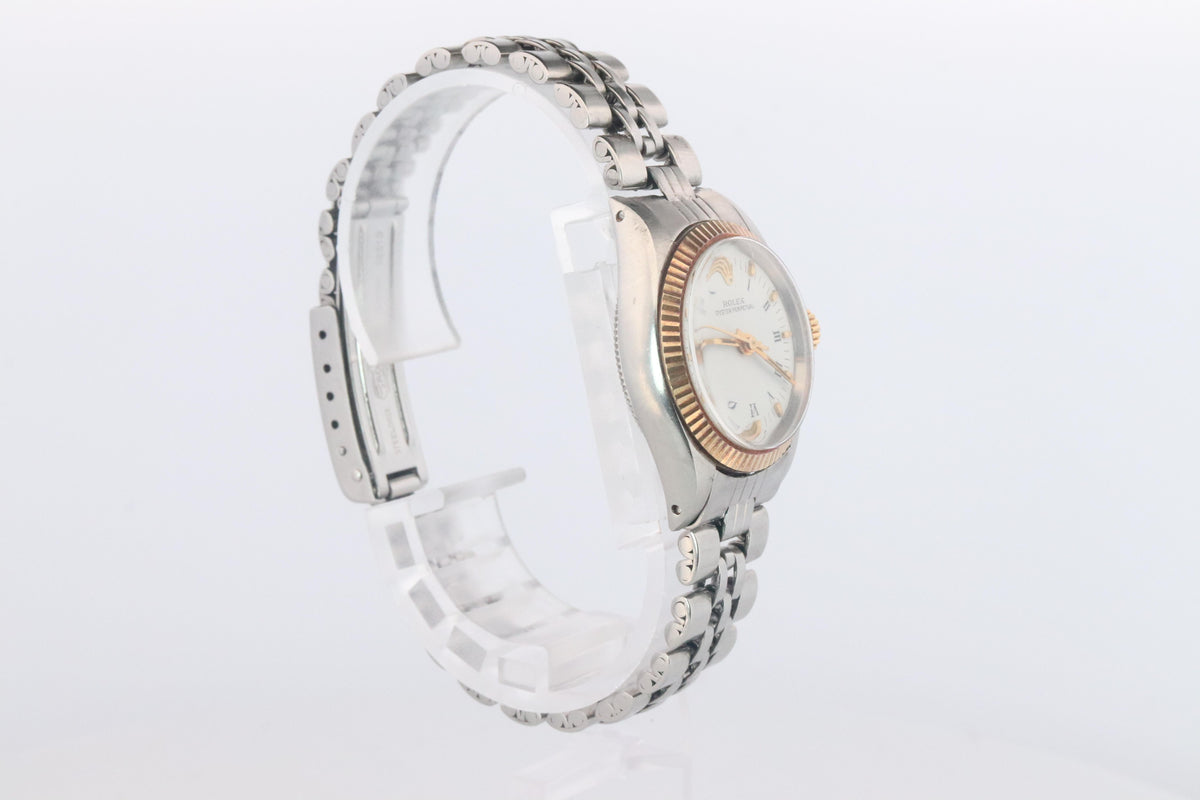 Genuine Rolex Watch. 14k SS Ladies ROLEX 6619 Automatic Wristwatch.