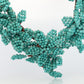 Turquoise Necklace. Collar Choker Vine Necklace.