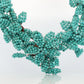 Turquoise Necklace. Collar Choker Vine Necklace.