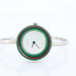 Vintage GUCCI Quartz 11/12.2 Watch Bezels Gucci Ladies Silver Bangle wristwatch