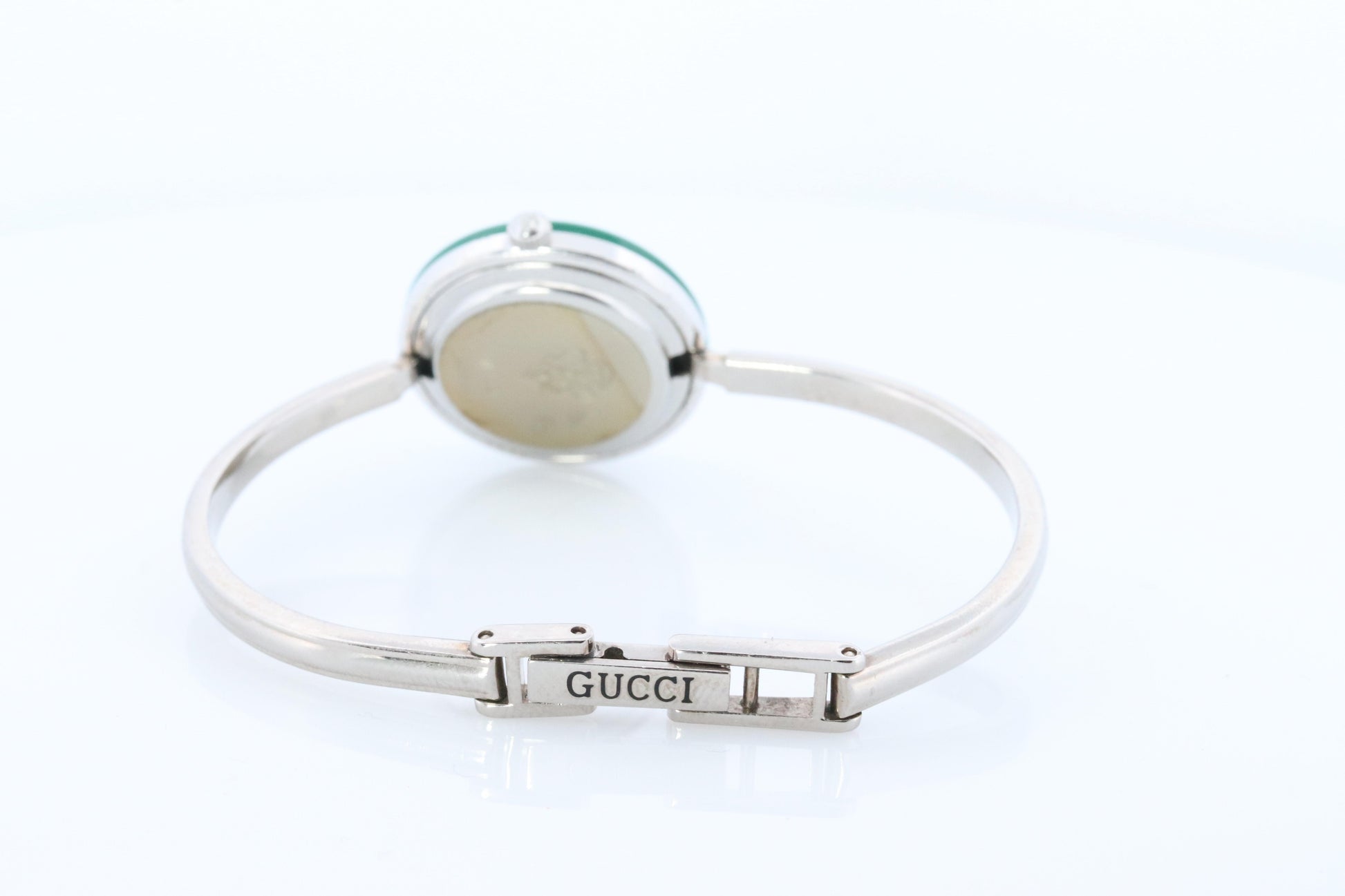 Vintage GUCCI Quartz 11/12.2 Watch Bezels Gucci Ladies Silver Bangle wristwatch