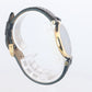 Cartier Watch. Must de Cartier BLACK Vendome Round Argent Vermeil 30mm Dial.