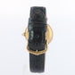 Cartier Watch. Must de Cartier BLACK Vendome Round Argent Vermeil 30mm Dial.