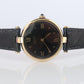 Cartier Watch. Must de Cartier BLACK Vendome Round Argent Vermeil 30mm Dial.
