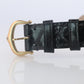 Cartier Watch. Must de Cartier BLACK Vendome Round Argent Vermeil 30mm Dial.
