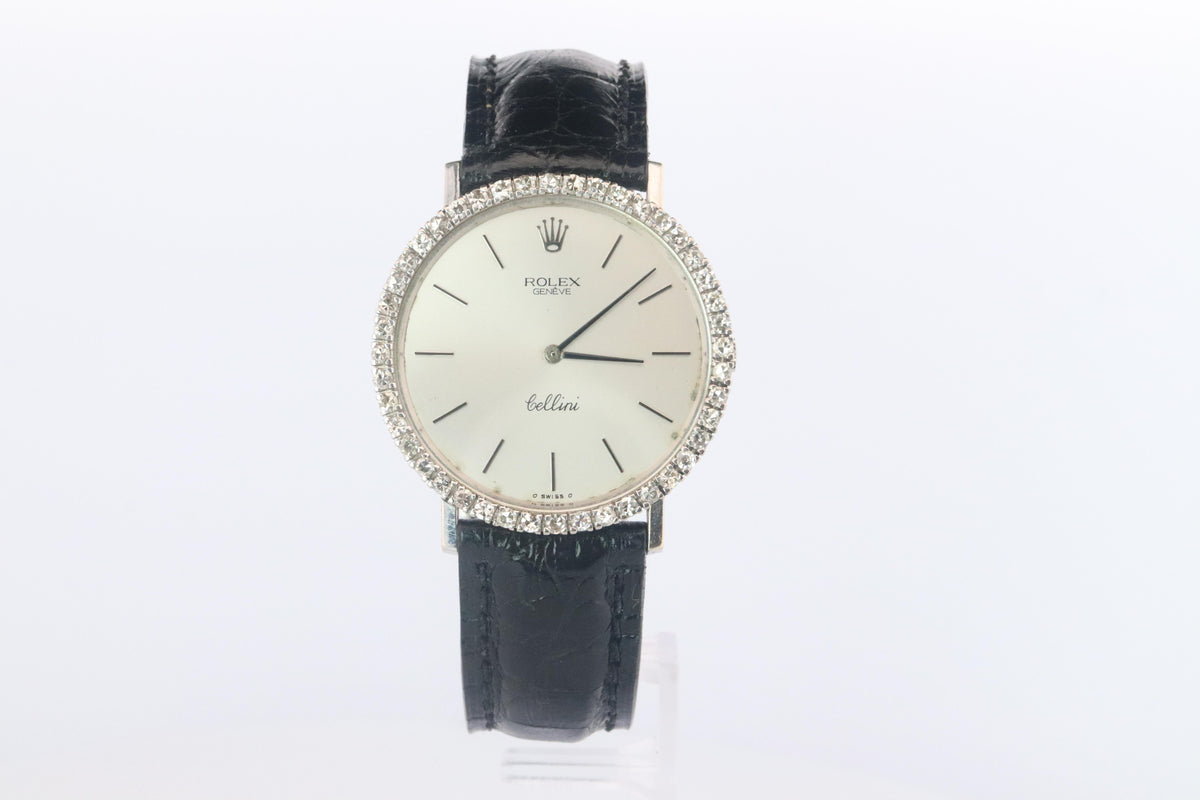 Genuine 18k Rolex Watch. 18k YG Rolex CELLINI 3833.