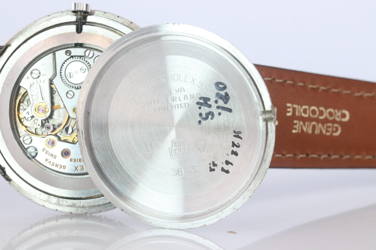 Genuine 18k Rolex Watch. 18k YG Rolex CELLINI 3833.