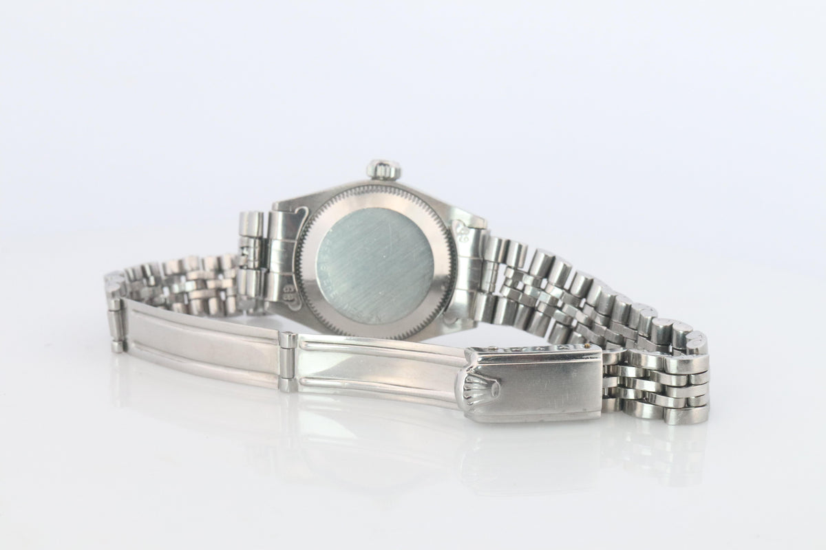Genuine Rolex 6517 Oyster Perpetual Watch. Ladies ROLEX Automatic WG Bezel.