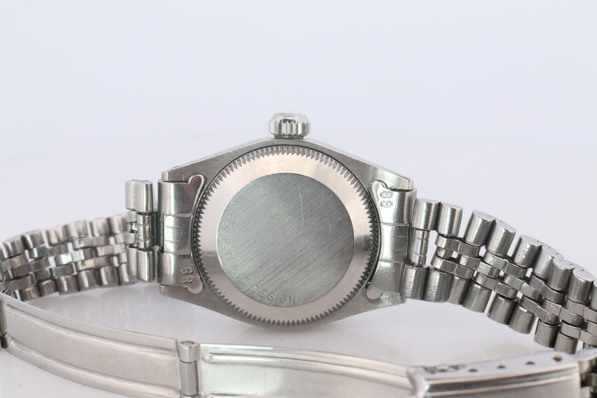Genuine Rolex 6517 Oyster Perpetual Watch. Ladies ROLEX Automatic WG Bezel.
