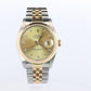 Genuine Rolex 16233G Watch. Rolex Oyster Perpetual DateJust YG Multi Tone