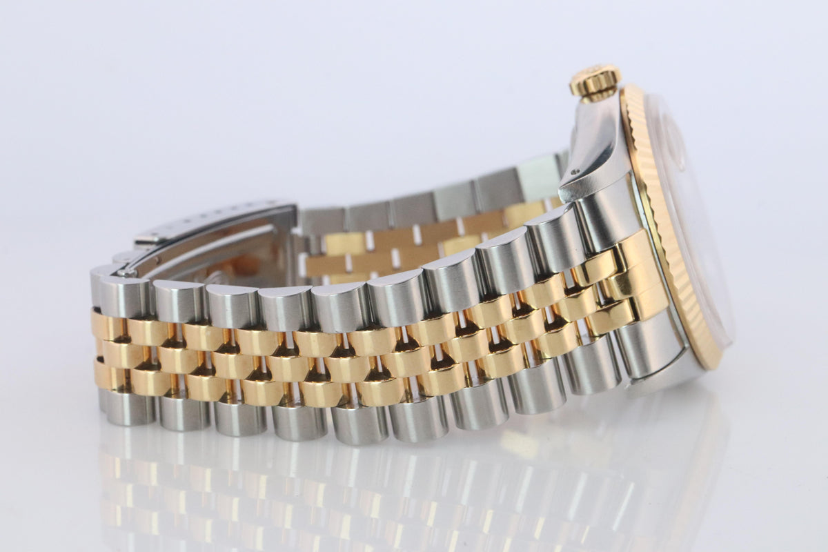 Genuine Rolex 16233G Watch. Rolex Oyster Perpetual DateJust YG Multi Tone