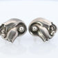 Georg Jensen Earrings Tulips 100A Sterling Silver 925 Clip on Unpierced Earrings