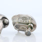 Georg Jensen Earrings Tulips 100A Sterling Silver 925 Clip on Unpierced Earrings