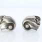 Georg Jensen Earrings Tulips 100A Sterling Silver 925 Clip on Unpierced Earrings