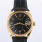 ROLEX Watch. Rolex ref. 6294 Black Dial 1950s Mens Rolex watch.