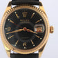 ROLEX Watch. Rolex ref. 6294 Black Dial 1950s Mens Rolex watch.