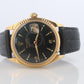 ROLEX Watch. Rolex ref. 6294 Black Dial 1950s Mens Rolex watch.