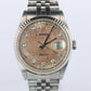 Genuine Rolex 16234G Watch. Rolex Oyster DateJust Tropical Jubilee Diamond Dial.