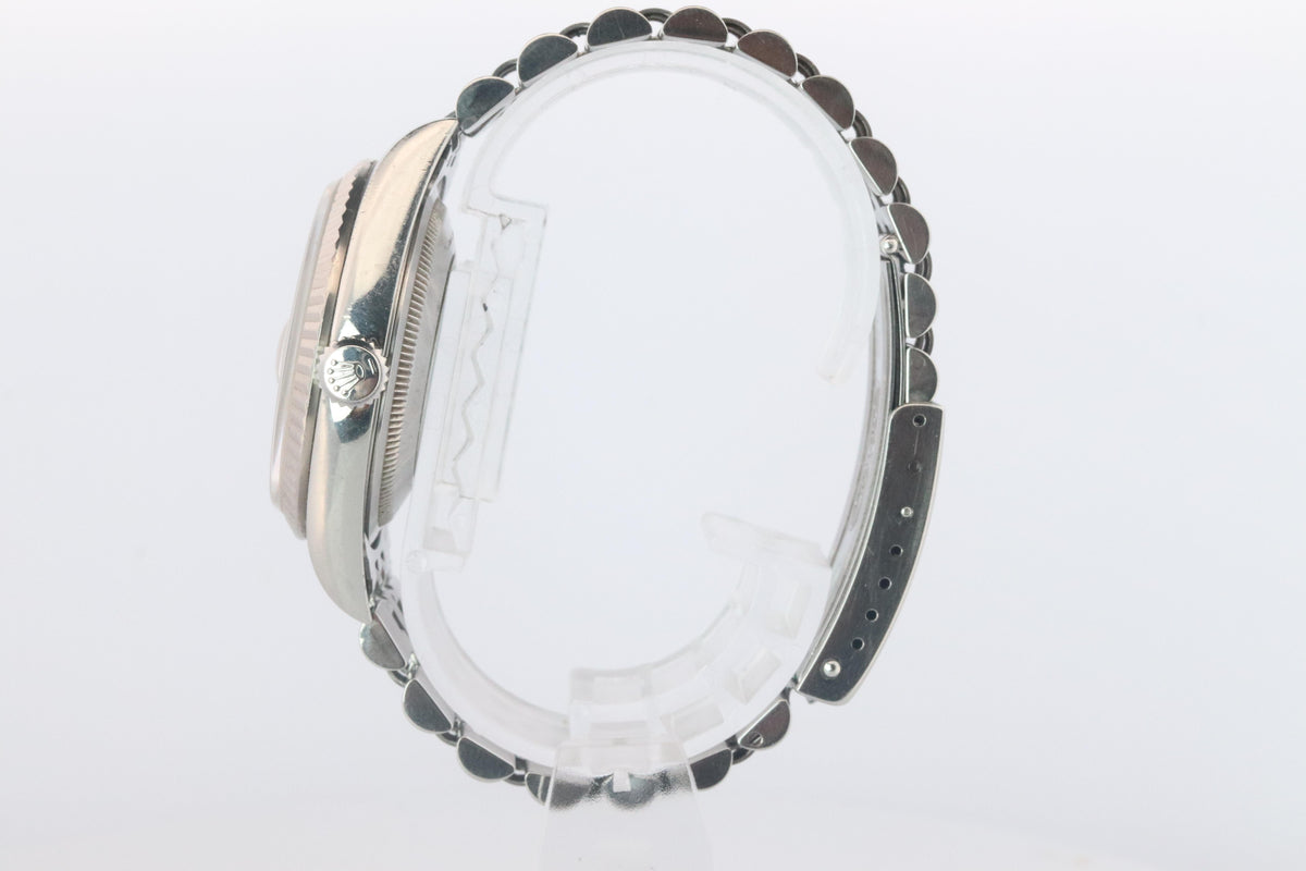 Genuine Rolex 16234G Watch. Rolex Oyster DateJust Tropical Jubilee Diamond Dial.