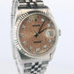 Genuine Rolex 16234G Watch. Rolex Oyster DateJust Tropical Jubilee Diamond Dial.