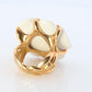 Chanel Camelia Ring. Genuine CHANEL 18k 750 Camelia Chalcedony Ring.