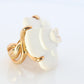 Chanel Camelia Ring. Genuine CHANEL 18k 750 Camelia Chalcedony Ring.