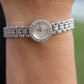 Genuine 18k Rolex 2604 Precision . 18k Gold Ladies Diamond Rolex Manual Watch