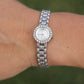 Genuine 18k Rolex 2604 Precision . 18k Gold Ladies Diamond Rolex Manual Watch